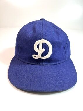 Ebbets Field Flannels Detroit Stars 1959 Wool Ballcap Size 7 3/8